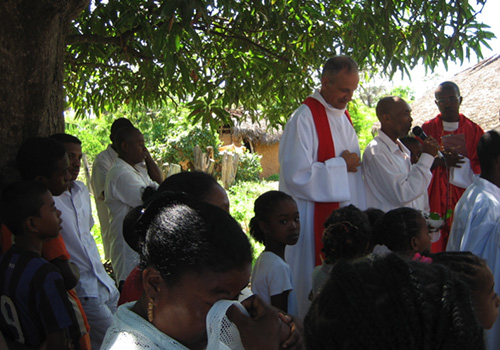 blessing the bell and emotion to the fore