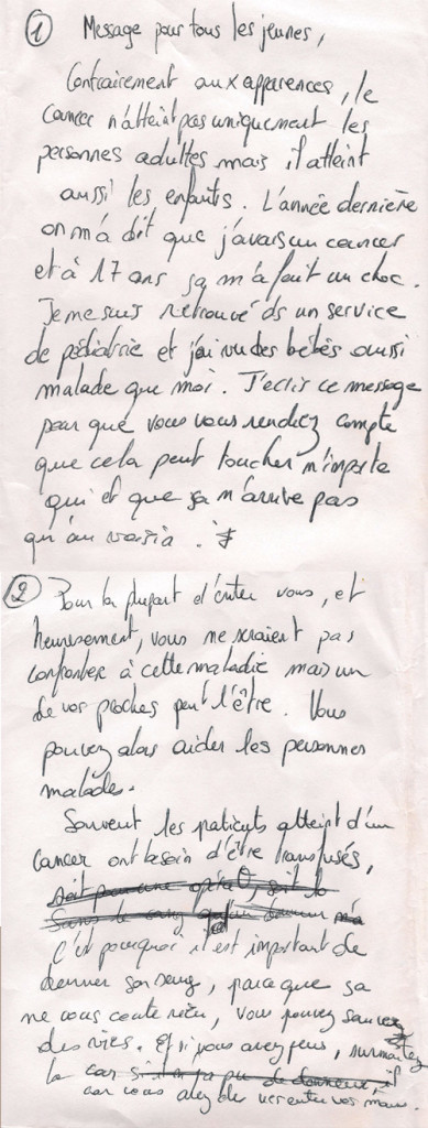 heloise charruau message jeunes
