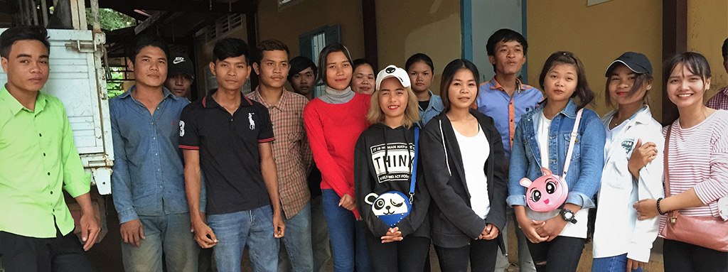 fondation charruau cambodge ieme annee de formation professionnelle dans le village de khla kaun thmei